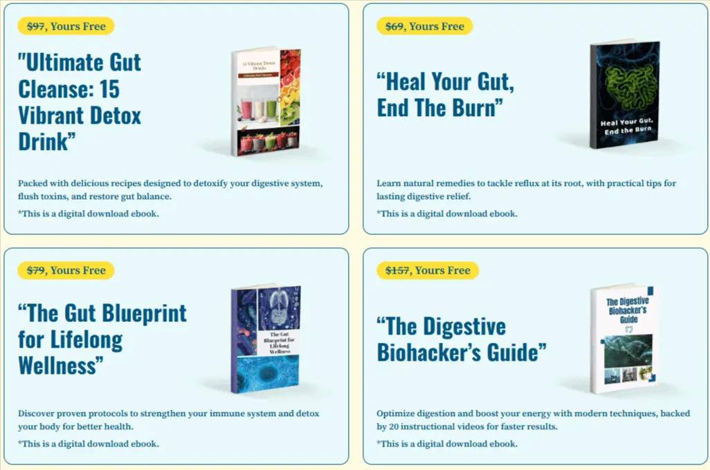 vivogut four bonuses